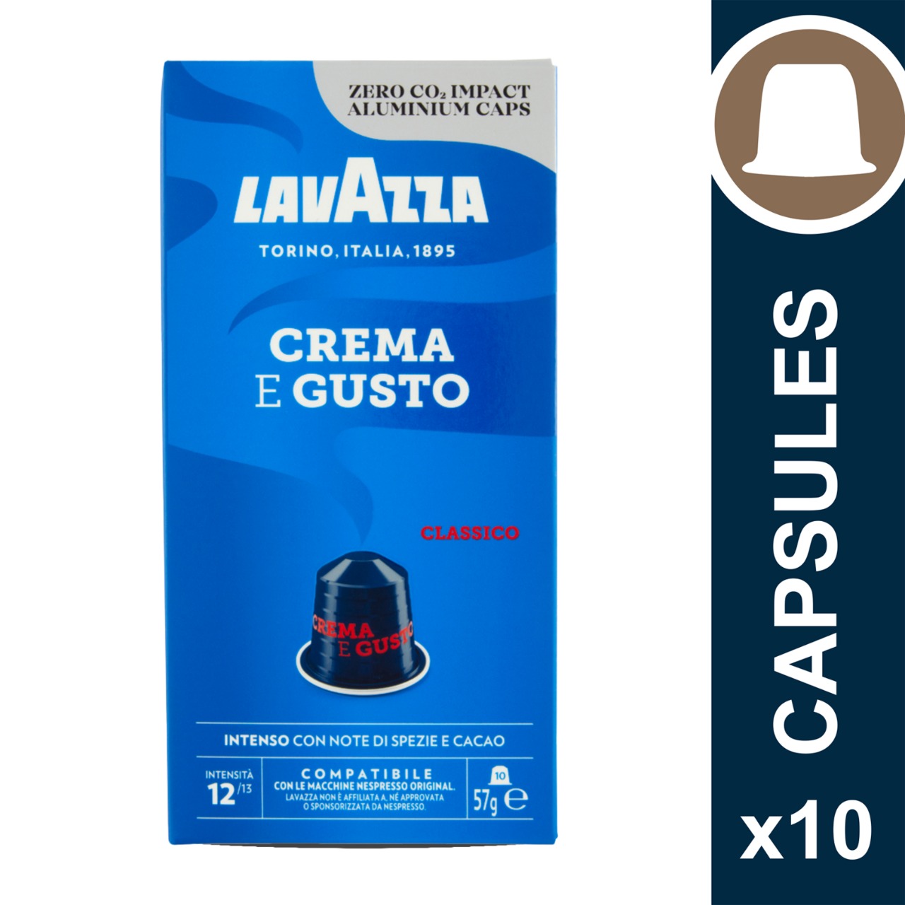 Lavazza Crema e Gusto Classico Coffee Capsules Blend Arabica